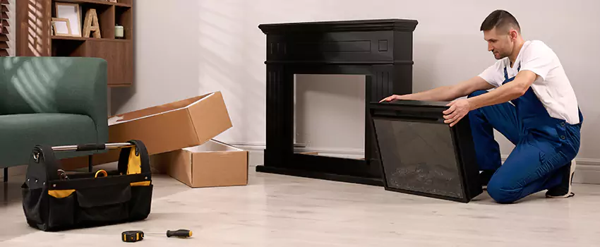 Old Rusted Metal Fireplace Repair And Replacement in Roanoke Rapids, NC